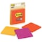 Post-It Notes, Sprstcky, 3X3, Ast Pk MMM3321SSAN - alternate 1